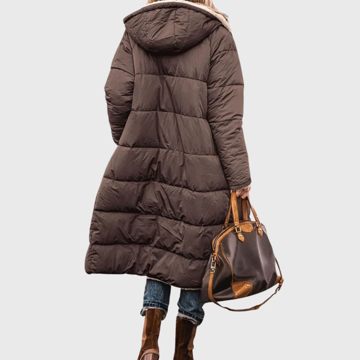 Women's Reversible Padded Puffer Coat