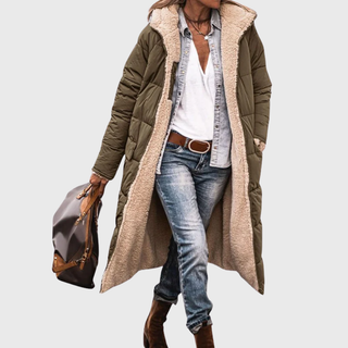 Women's Reversible Padded Puffer Coat