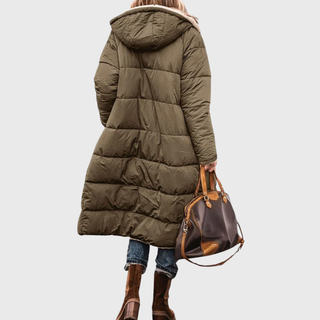 Women's Reversible Padded Puffer Coat