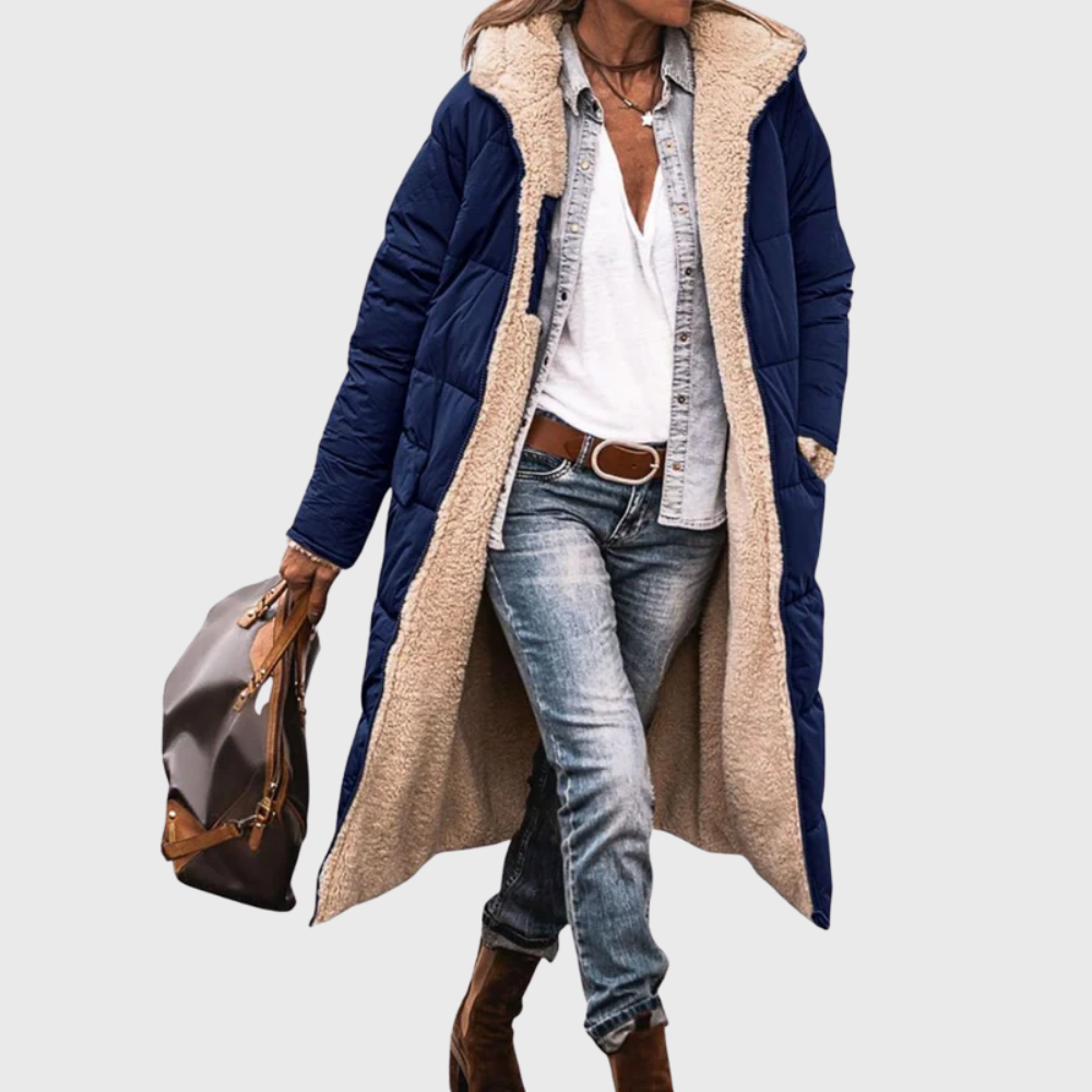 Women's Reversible Padded Puffer Coat
