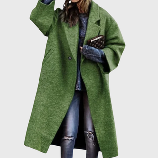 Women's Elegant Longline Wrap Coat