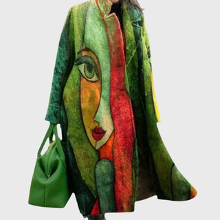 Women's Elegant Longline Wrap Coat