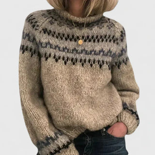 Women's Fair Isle Turtleneck Sweater
