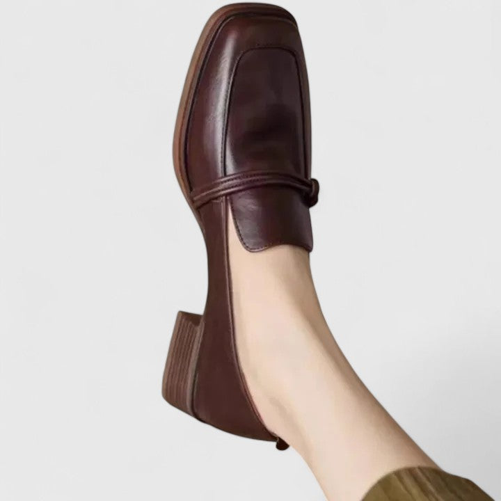 Women's Square Toe Slip-On Loafers