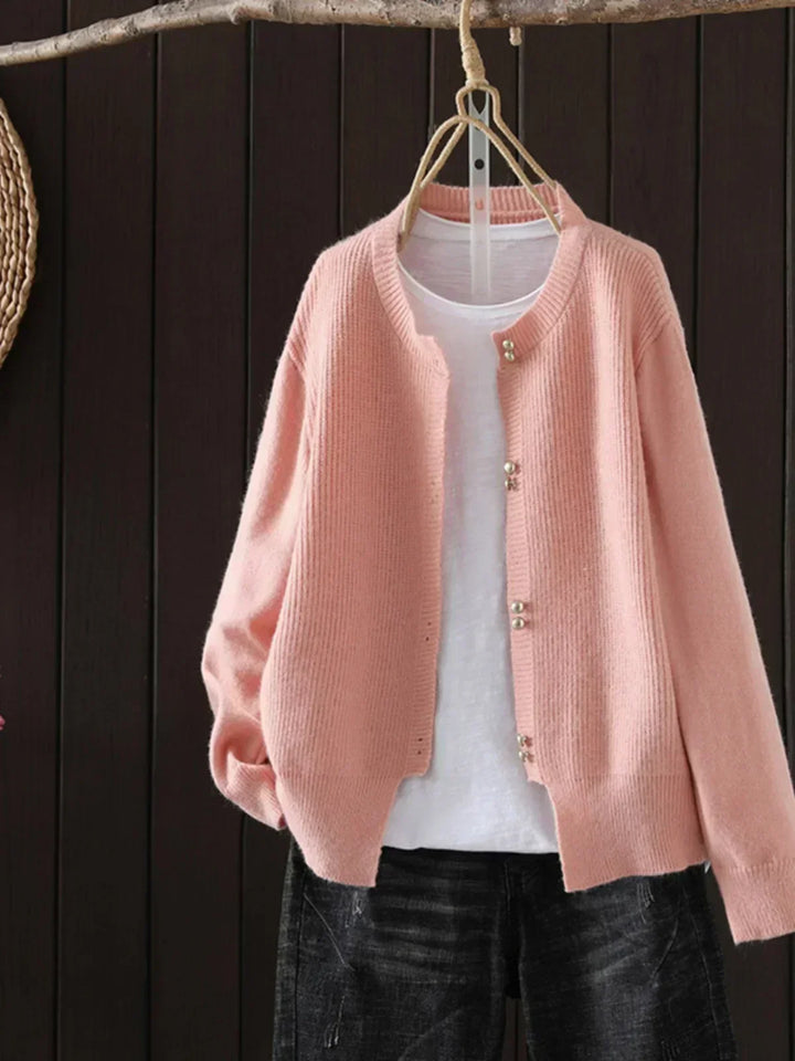 Women's Button Front Ribbed Sweater
