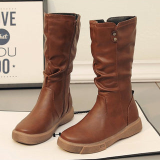Women's Side-Zip Mid-Calf Boots