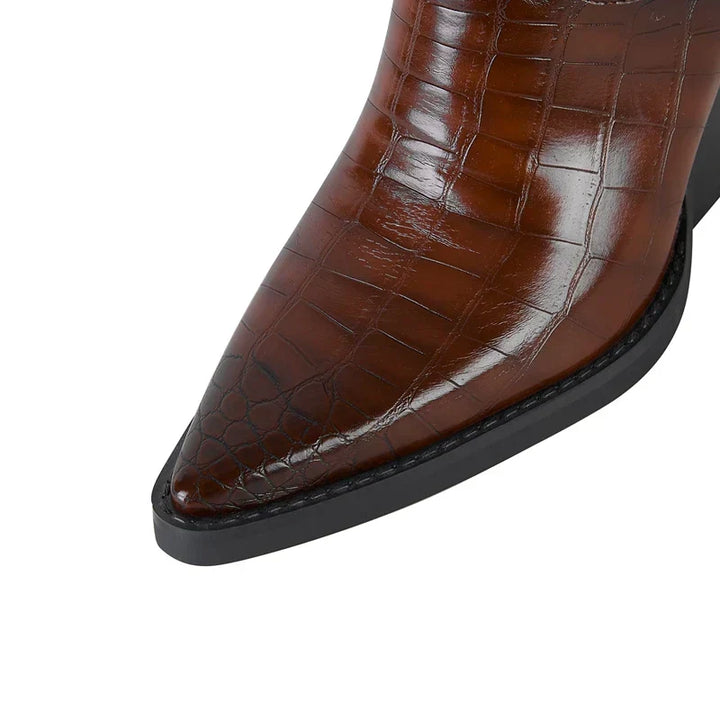 Women's Classic Block Heel Ankle Boots