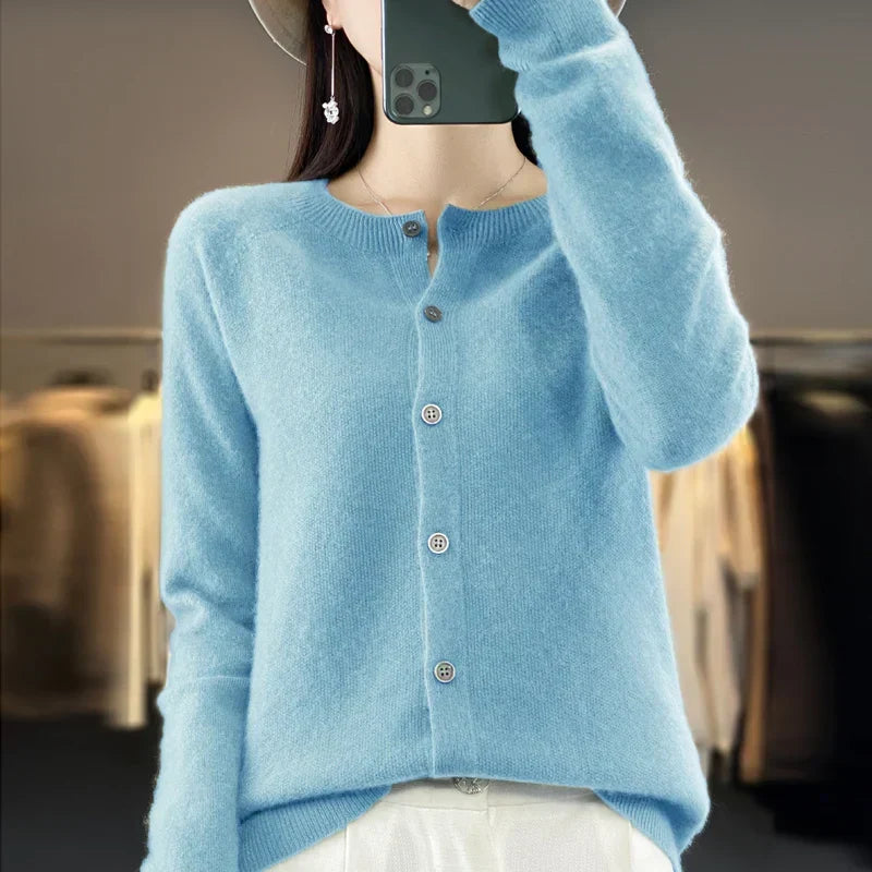 Women's Button Front Knit Cardigan