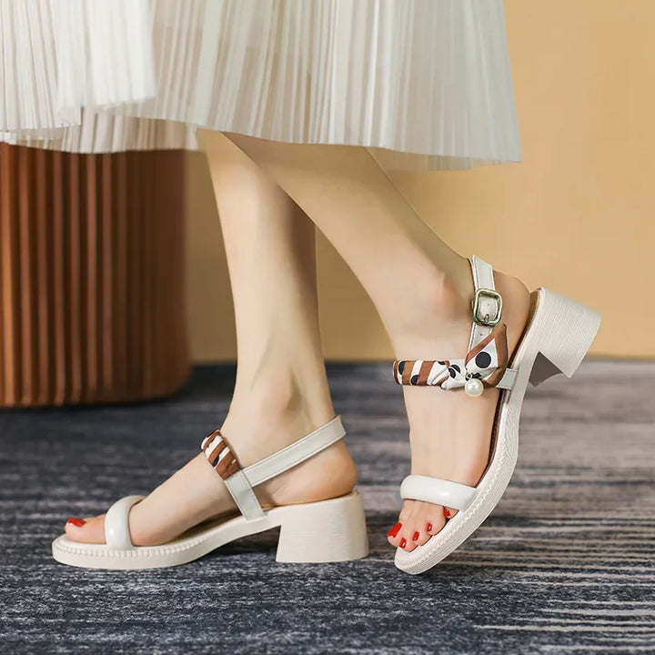 Amelie™ | Thick Heel Sandals