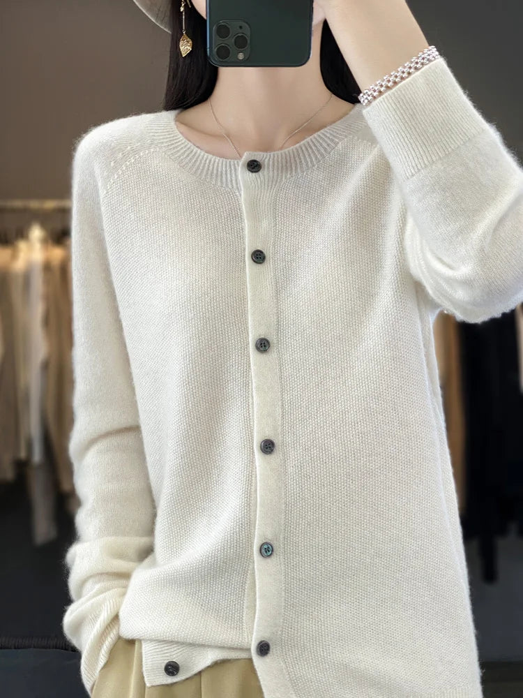 Women's Button Front Knit Cardigan