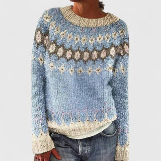 Women's Fair Isle Crew Neck Sweater