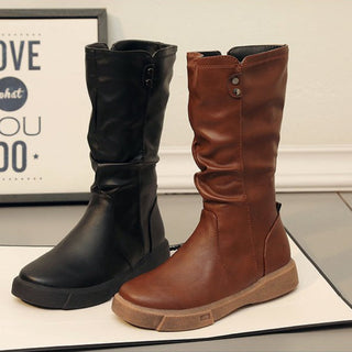 Women's Side-Zip Mid-Calf Boots