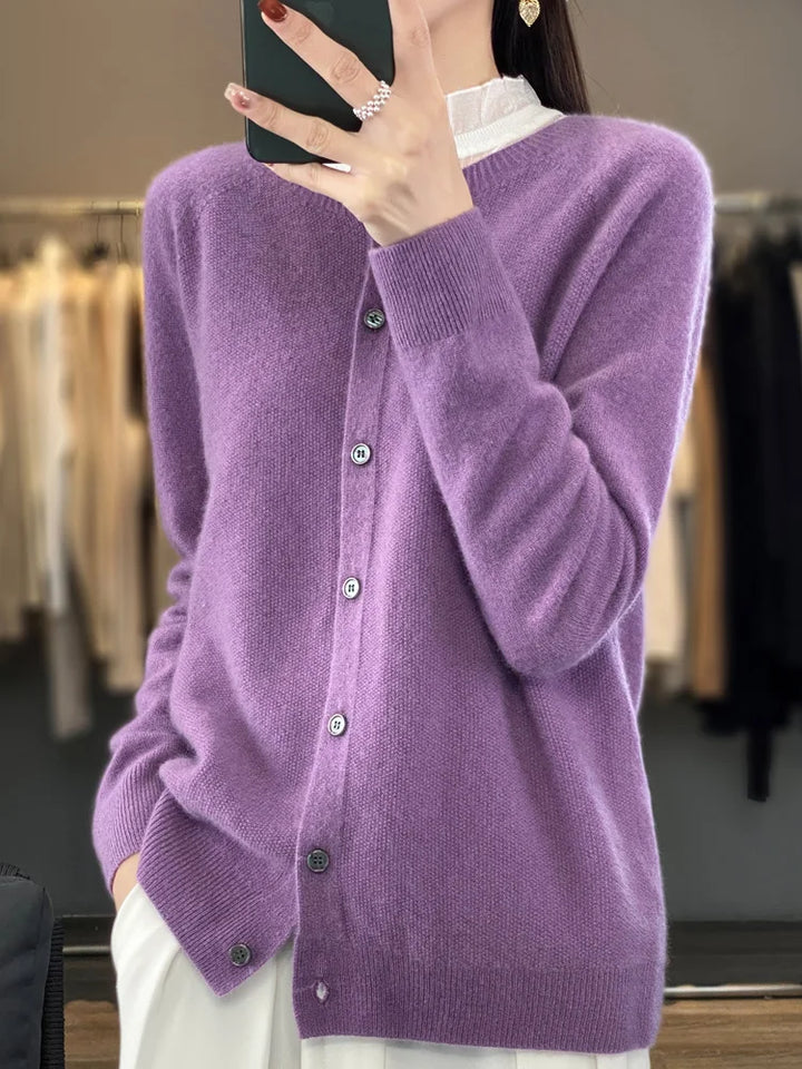 Women's Button Front Knit Cardigan