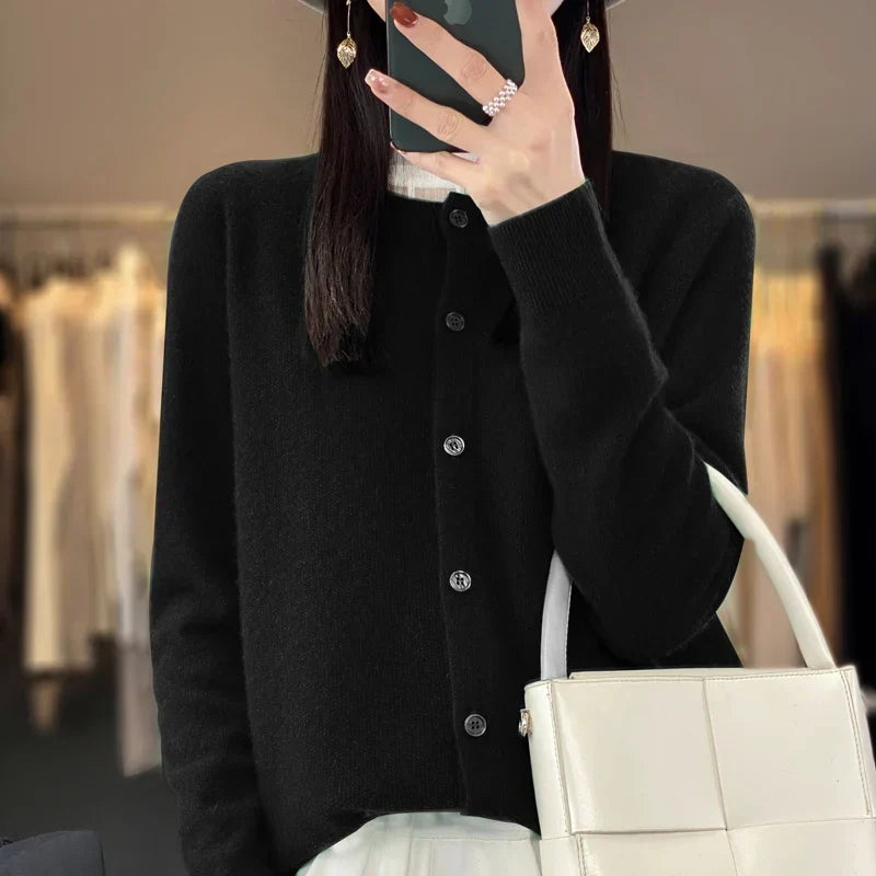 Women's Button Front Knit Cardigan