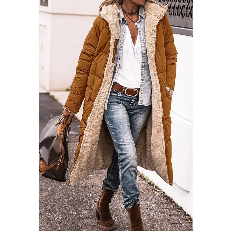 Lena Reversible Hooded Puffer Coat