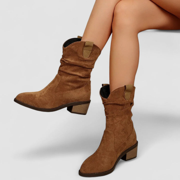 Women's Pull-Tab Mid-Calf Boots