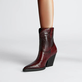 Women's Classic Block Heel Ankle Boots
