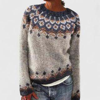Women's Fair Isle Crew Neck Sweater