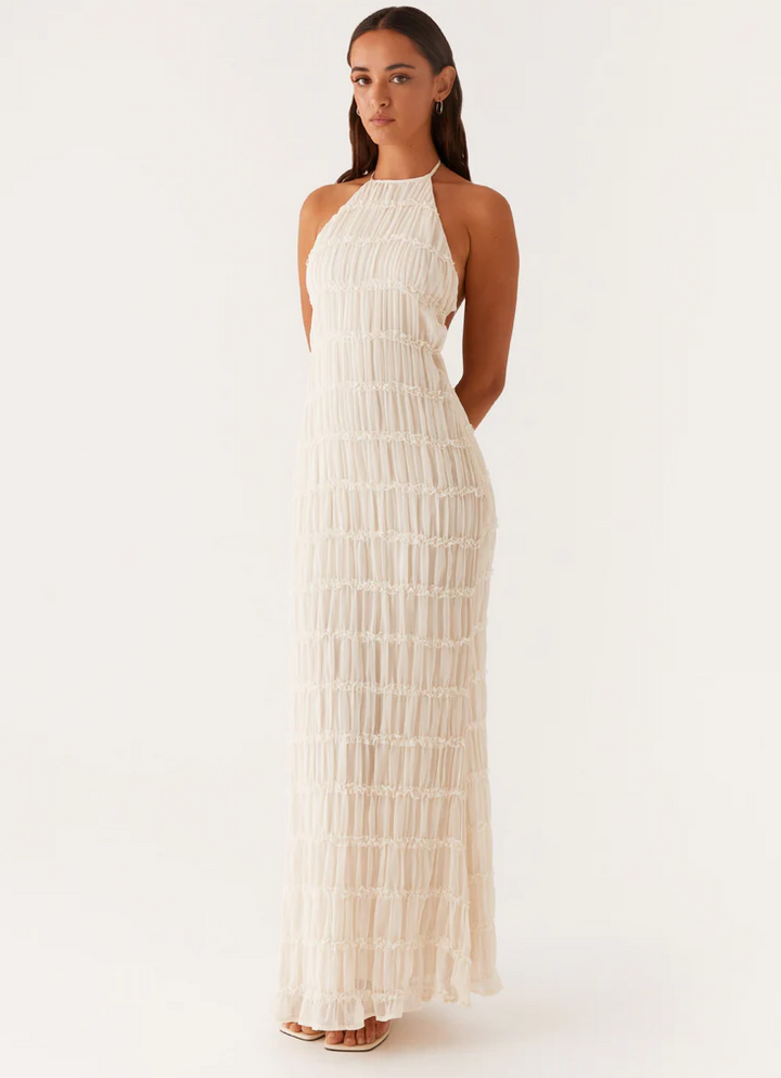 Women's Halter Maxi Dress