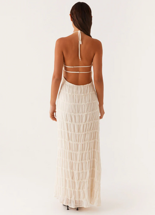 Women's Halter Maxi Dress