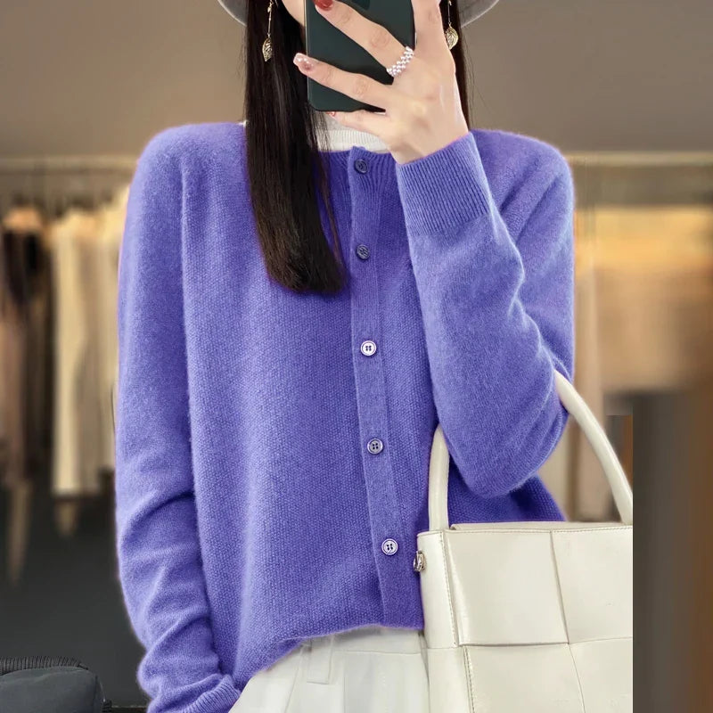Women's Button Front Knit Cardigan