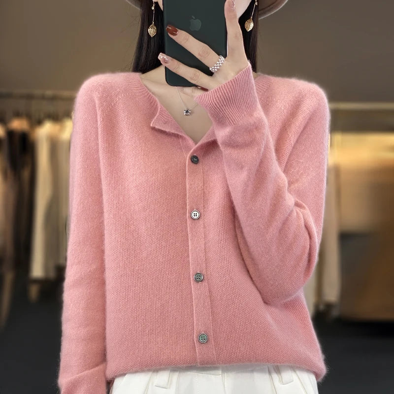 Women's Button Front Knit Cardigan