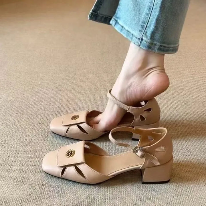Alvarine™ | Thick Heeled Sandals