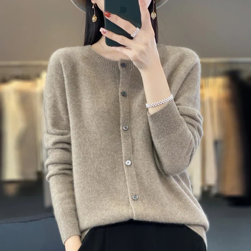 Women's Button Front Knit Cardigan