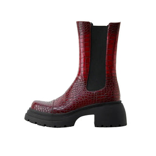 Women's Pull-On Lug Ankle Boots
