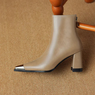 Women's Pointed Toe Heeled Ankle Boots