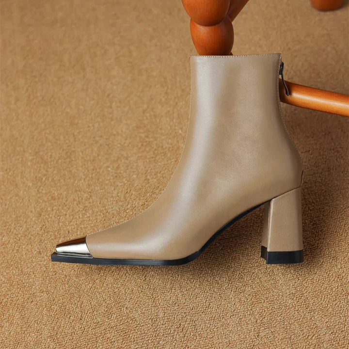 Women's Pointed Toe Heeled Ankle Boots
