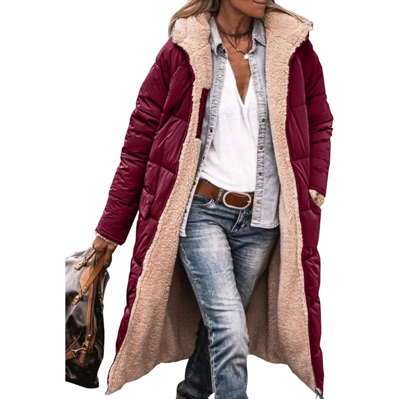 Lena Reversible Hooded Puffer Coat