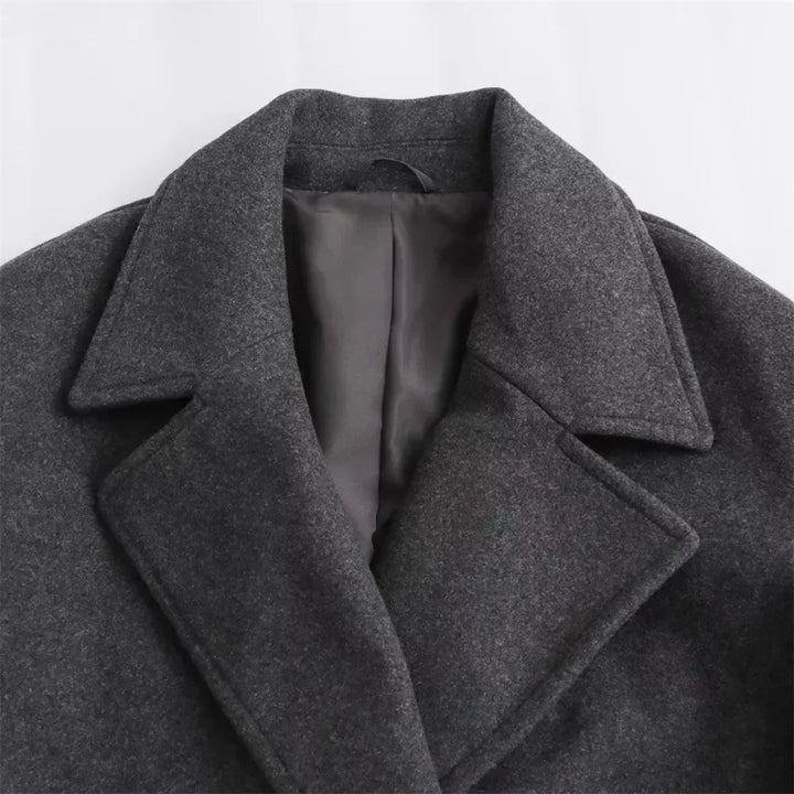 Women's Elegant Wrap Longline Coat