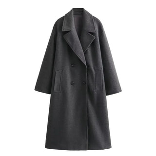 Women's Elegant Wrap Longline Coat