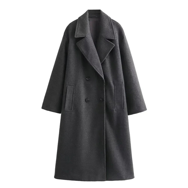 Women's Elegant Wrap Longline Coat