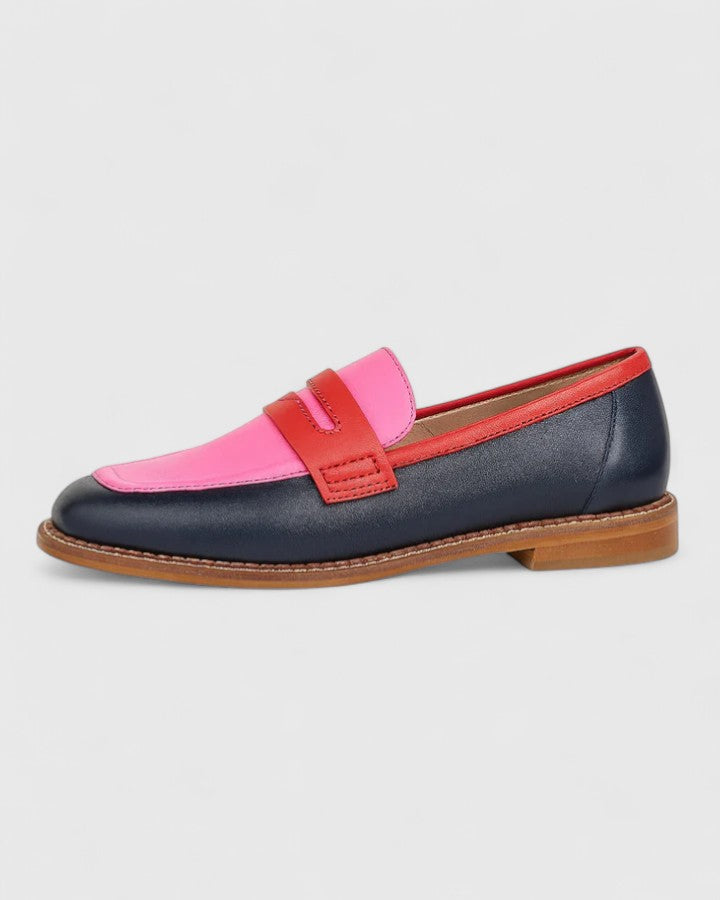 Women's Comfortable Pink Slip-On Loafers