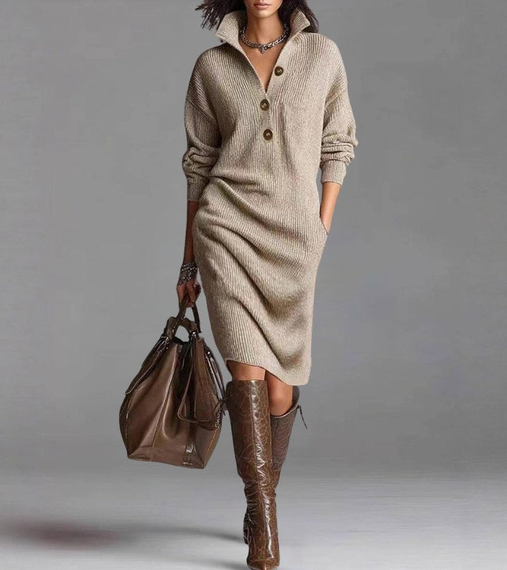 Maud™ | Elegant knitted dress