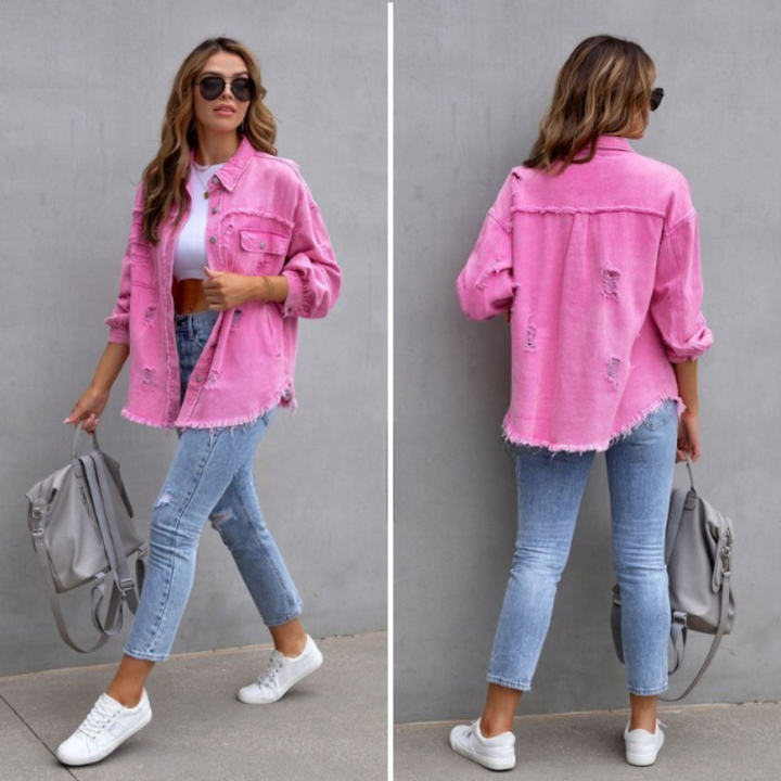 Women's Vintage-Inspired Casual Jacket