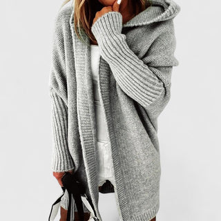 Women's Hooded Open Front Cardigan