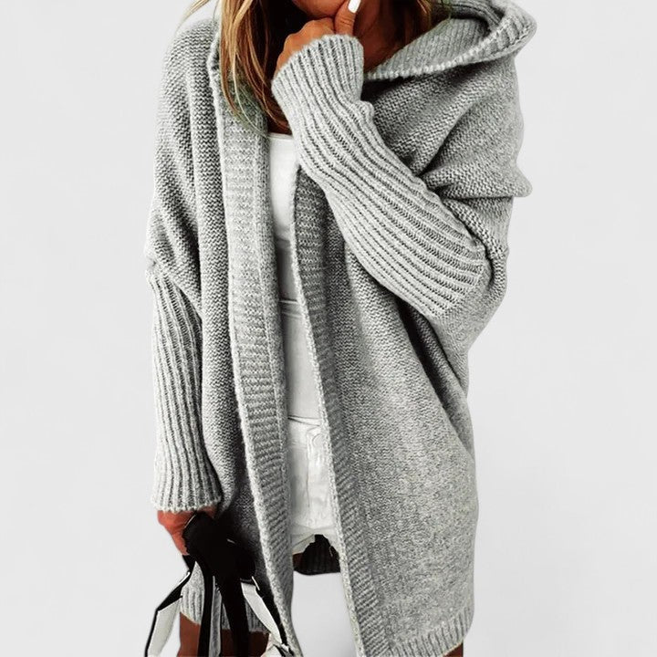 Women's Hooded Open Front Cardigan