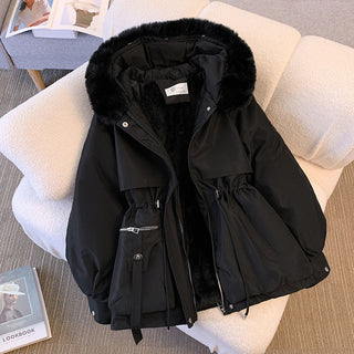 Women's Luxe Faux-Fur-Trimmed Winter Coat