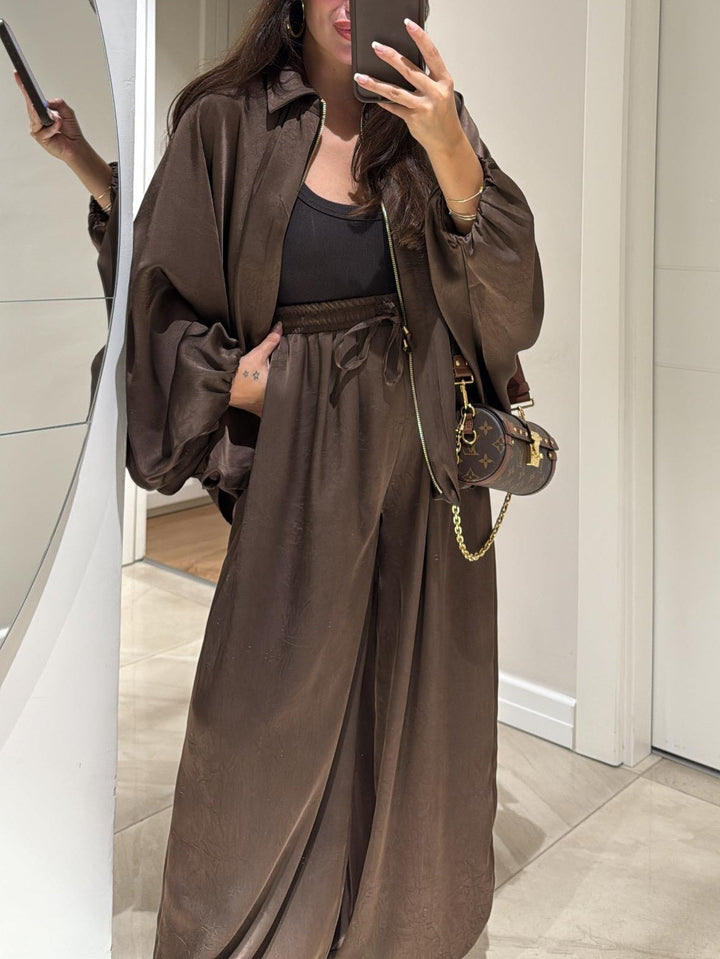 Women's Jacket & Drawstring Pants Set