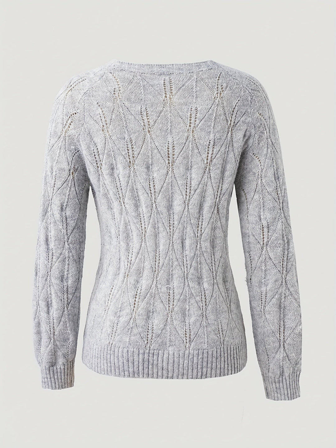 Women's Faux Mink Pearl-Effect Button Cardigan