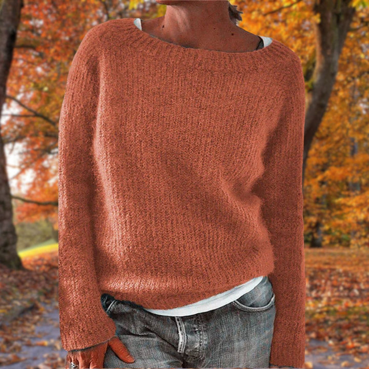 Women's Boat Neck Knit Sweater