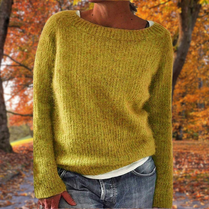 Women's Boat Neck Knit Sweater