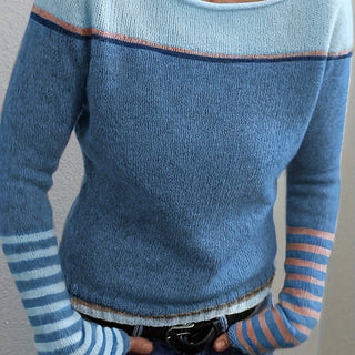 Women's Colourblock Boat Neck Sweater