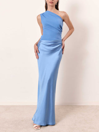 Women's One Shoulder Floor Length Dress