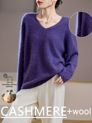 Women's Soft Knit V-Neck Sweater