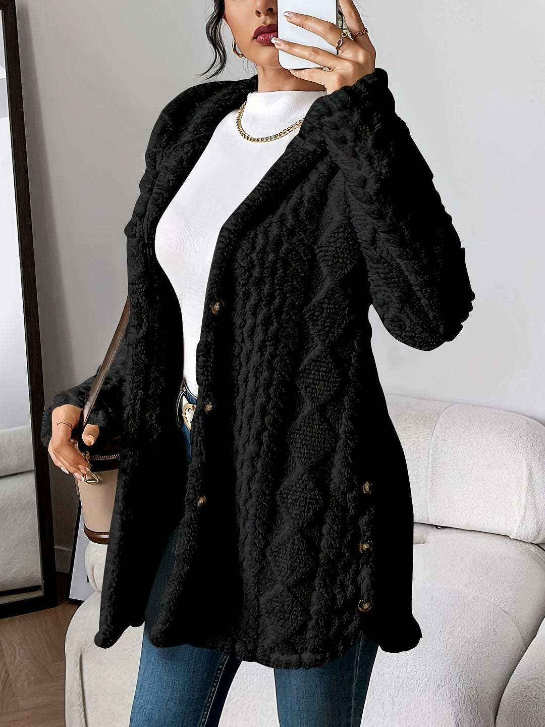 Women's Hooded Casual Cardigan