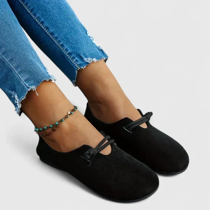 Women's Round Toe Rope Detail Loafers